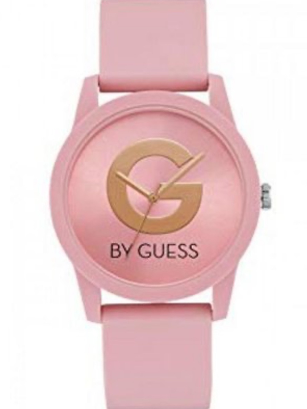 G by Guess Pink Watch Gold Tone